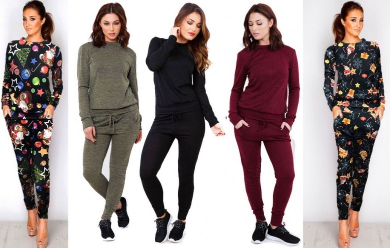 Womens 2 Piece Loungewear UK - Womens Tracksuit