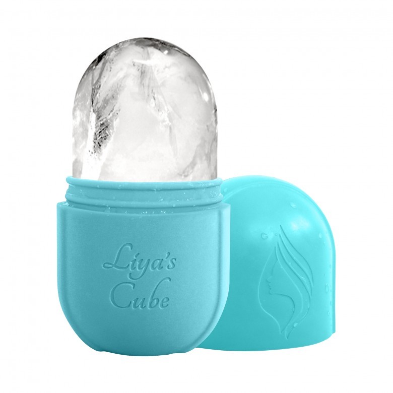 Liyas Facial Ice Cube, Gua Sha Face Massager, Face Roller For Anti-Aging and Anti-Acne, Green