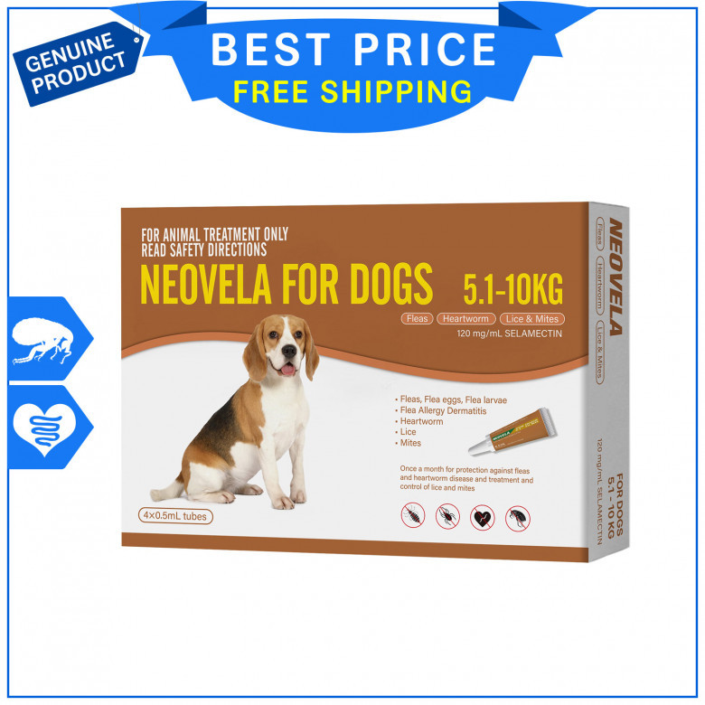 Neovela BROWN-for-Dogs-5.1-to-10-Kg-4-Pipettes-Flea-Heartworm-Prevention.jpg