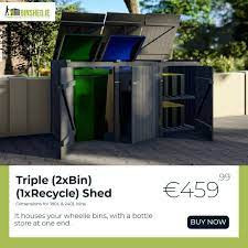 triple bin storage