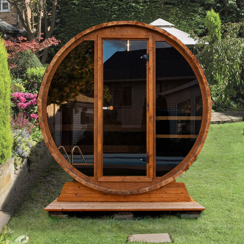 Wood Barrel Sauna