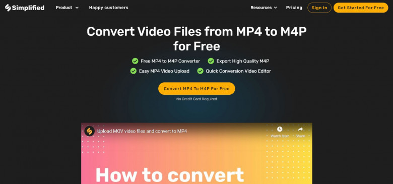 Convert MP4 to M4P