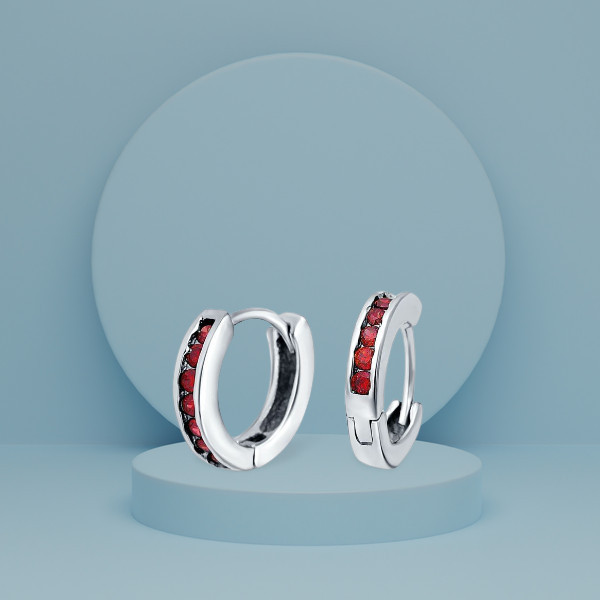 hoop earrings