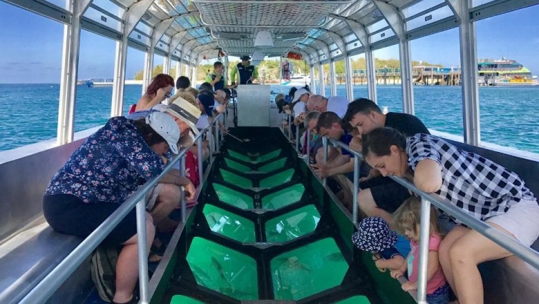 Glass Bottom Boat Ride in Andaman