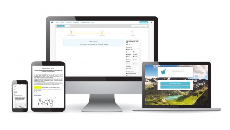 Online Waiver System and Waiver app