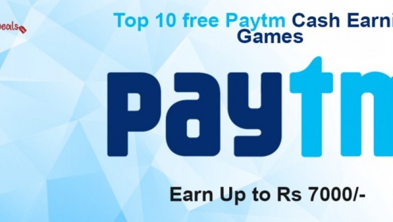 10 Free Paytm Cash Games Online: Play & Earn Up to Rs.7000
