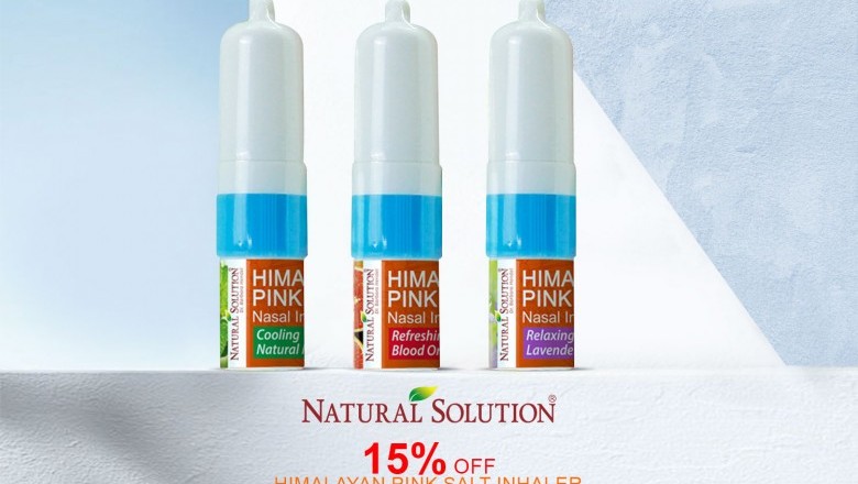 Black Friday Deal! Up to 15% Off Natural Solution Pink Salt Nasal inhaler Set