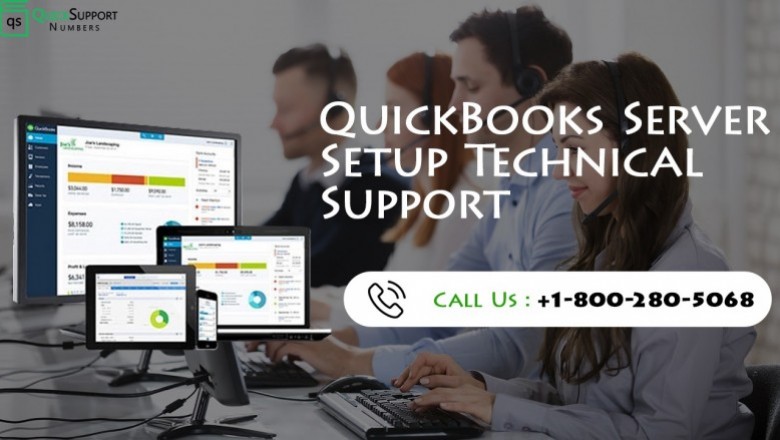 Quickbooks Server Setup customer support : Call @ +1-800-280-5068..