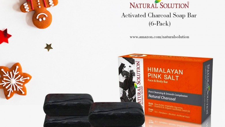 Natural Solution Activated Charcoal Soap Bar (6-Pack)