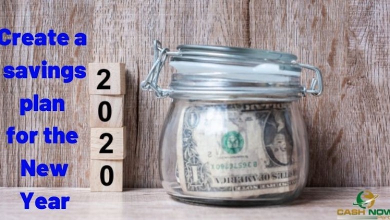 Create a savings plan for the New Year