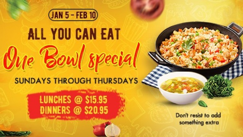 All You Can Eat – One Bowl Special Offer