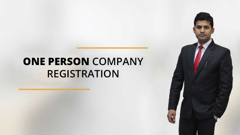 What is One Person Company?