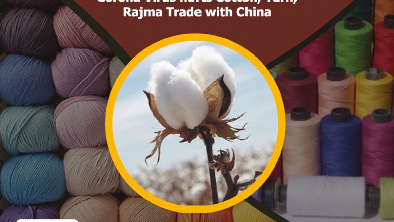 Corona Virus hurts Cotton, Yarn, Rajma Trade with China