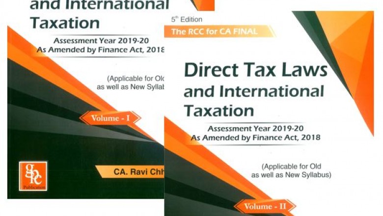 By RCC Direct Taxes Set of Volume - 2 by Ravi Chhawchharia