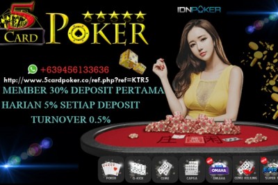Situs Poker Online Terbaik dan Terpercaya 5cardpoker