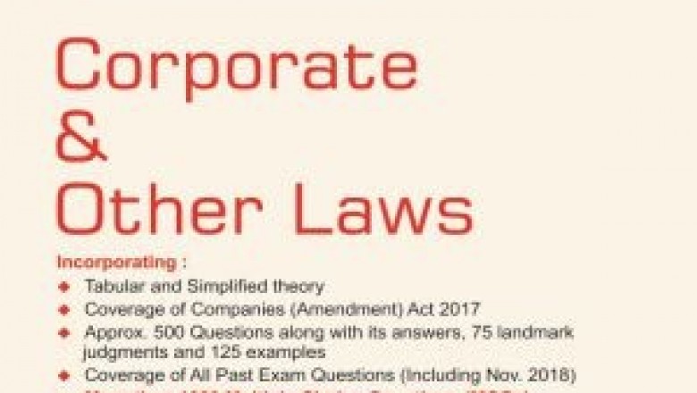 Buy Corporate and other Laws for CA Inter New Syllabus