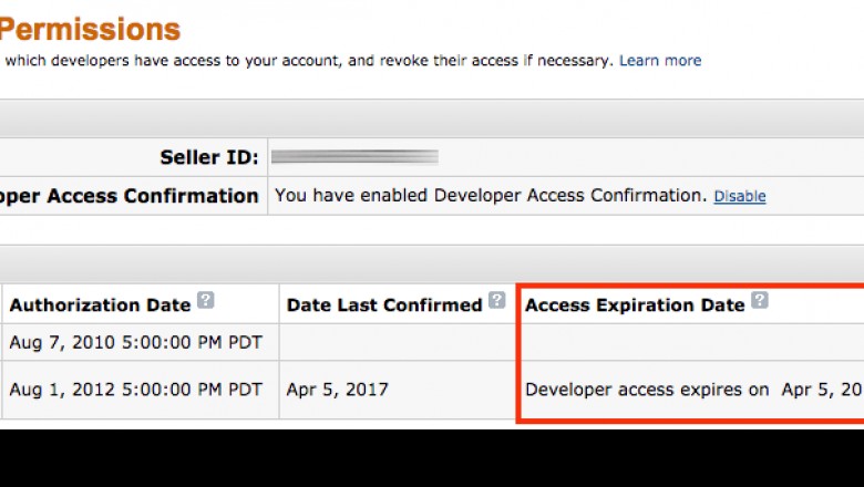MWS Developer Access Confirmation and Re Authorization Explained