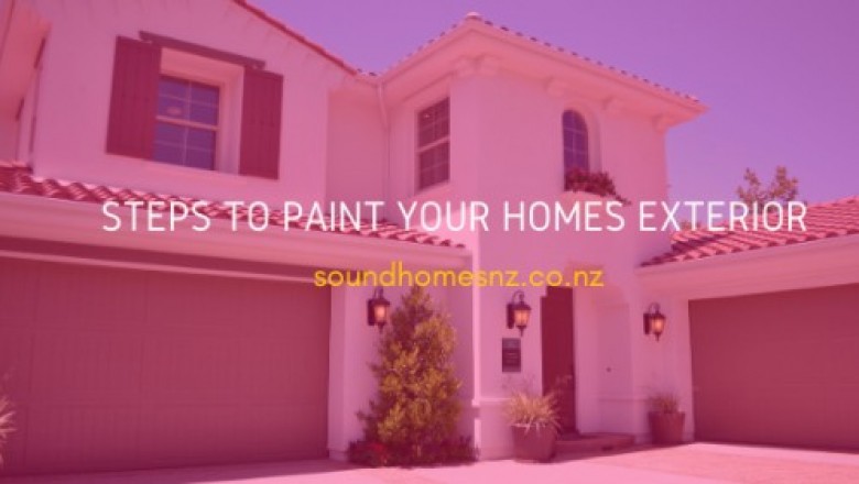steps to paint your homes exterior