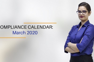 Annual Compliance Calendar of March 2020