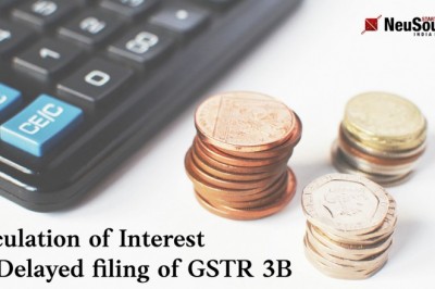 Calculation of Interest for Delayed Filing of GSTR 3B