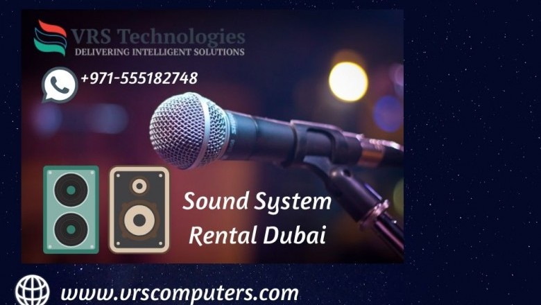Sound System Rental for Indoor & Outdoor Events in Dubai