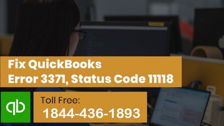 Quickbooks Error 3371 Status code 11118- How to Resolve It