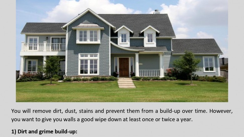 remove stain from your exterior wall