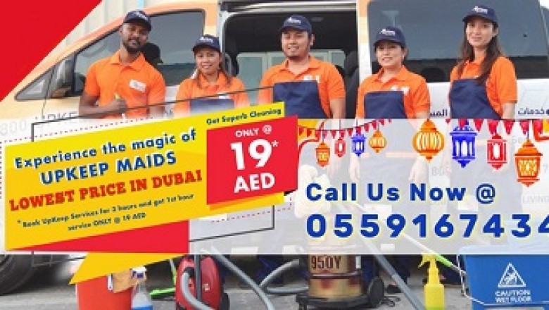 Cleaning Services Dubai | Villa | Office | Home | Apartment | Maids-Upkeep