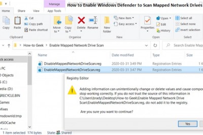 How to Enable Windows Defender to Scan Mapped Network Drives