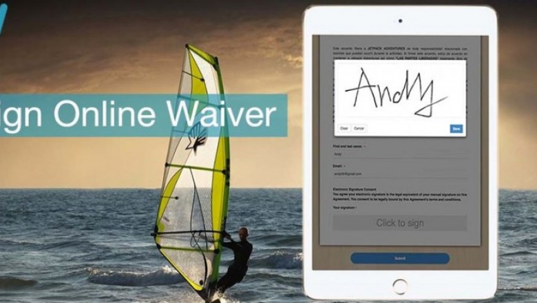 Set Up your Online Waiver In Minutes with our waiver App