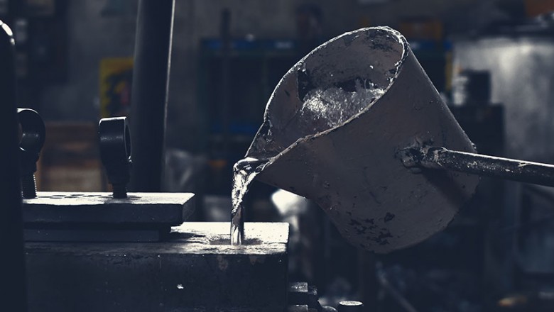 Aluminum gravity die casting