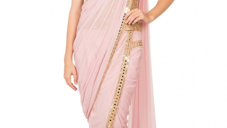 Dhoti Saree Online | Pre stitched Dhoti Saree | Pant Style Saree | Plazo Saree Online | Sharara Saree