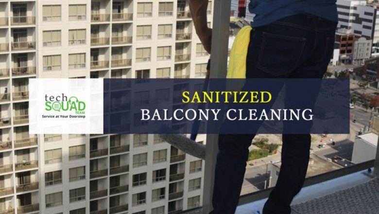 Sanitized Balcony Cleaning Services in Bangalore