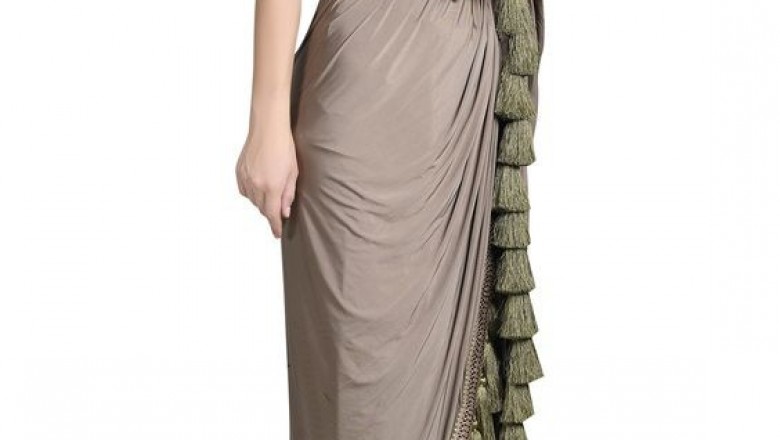 Designer Ruffle Saree Online | Designer Frill Saree | Ruffle Saree Blouse | Fringe Saree