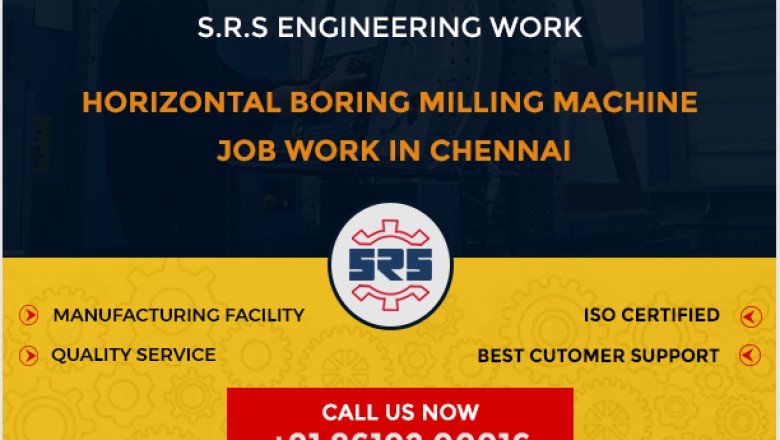 Horizontal Boring Milling Machine job work Chennai | SRS Engineering Works