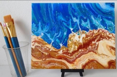 Acrylic Paint Pouring