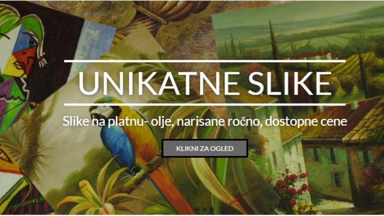 slike na platnu.ogledala.ure