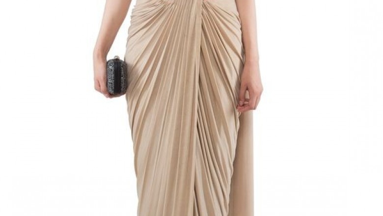 The Dhoti Saree is most stylish outfits and you should try Dhoti Style Saree