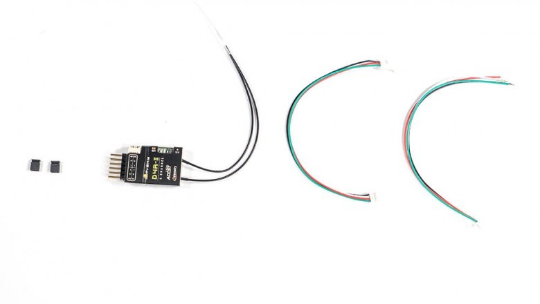 All of this is available in a package just a little larger then the Frsky Receiver D4FR