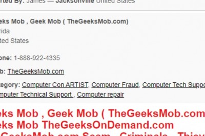 The Geeks Mob Scam