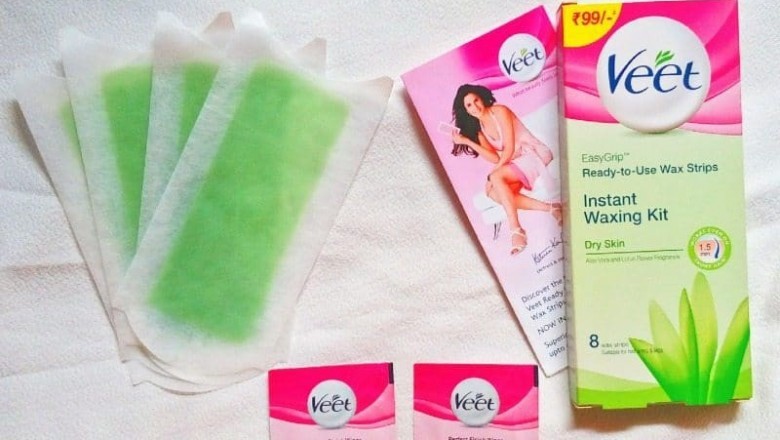 veet facial hair removal wax strips online
