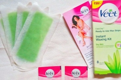 veet facial hair removal wax strips online