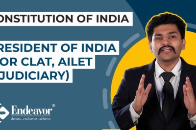 President of India (CLAT, AILET, Judiciary) | Constitution of India | Endeavor Careers