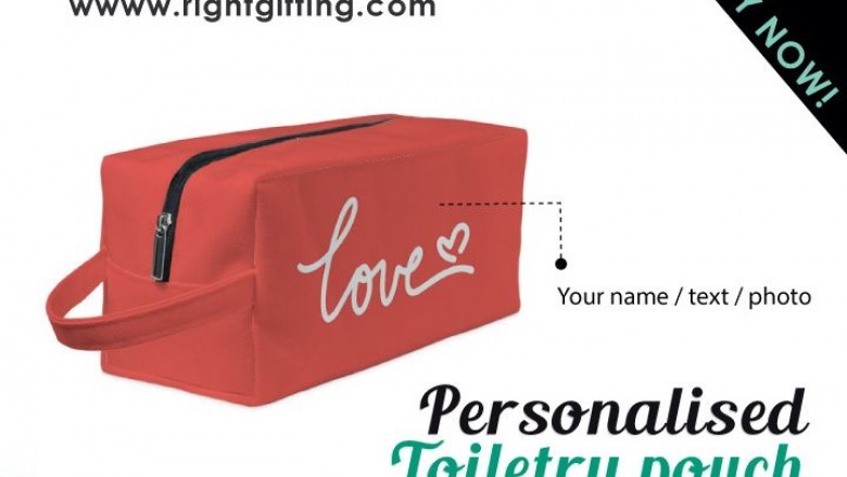 Buy Personalized Toiletry Pouch Gifts Online India | Customized Gift