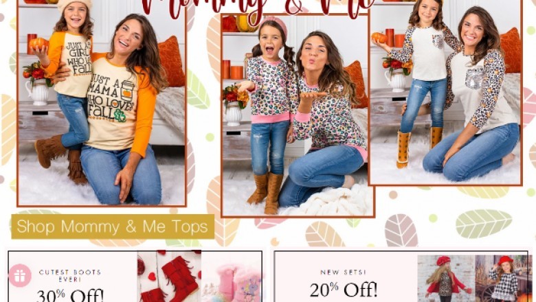 Mommy and Me Tops | Buy 3 or More Save 15% Off With Code SHINE15