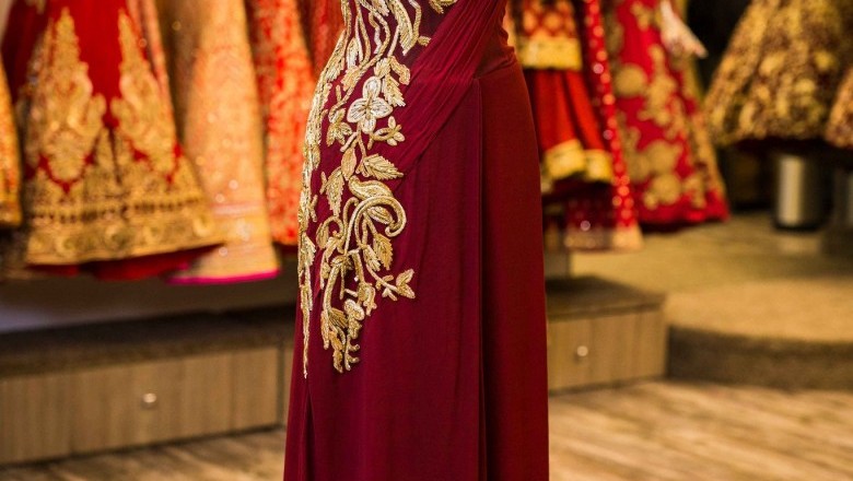 Stitched Saree Gown And Pre Draped Saree Online Shopping