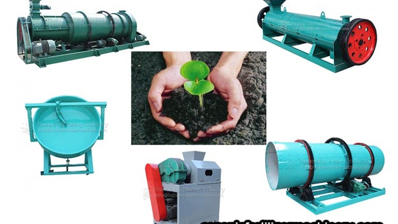 Position of organic fertilizer granulation machine in production line