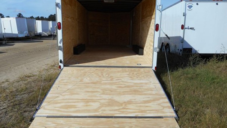 8.5x24 Enclosed Trailer