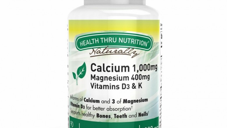 Buy Calcium 1000mg and Magnesium 400mg with 100iu D3 and K 90 Softgels