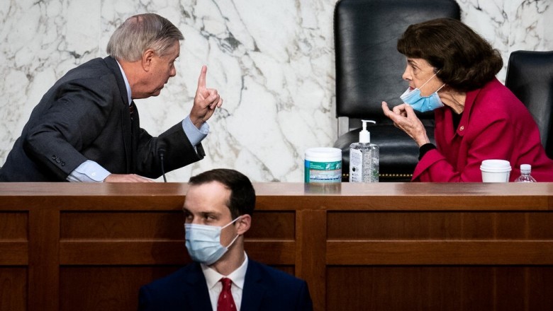 Barrett, Declining to Detail Legal Views, Says She Will Not Be ‘a Pawn’ of Trump